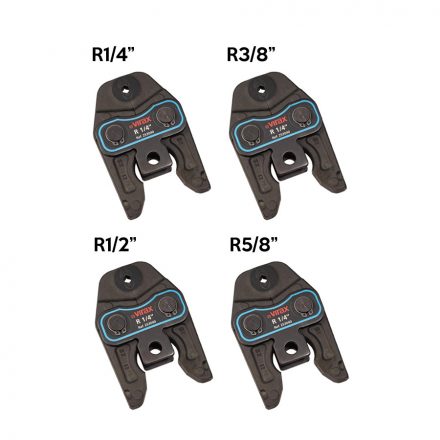 VIRAX PRÉSPOFA KÉSZLET, 4 RÉSZES, R-PROFIL, R1/4"- R3/8" - R1/2" - R5/8" (990180)