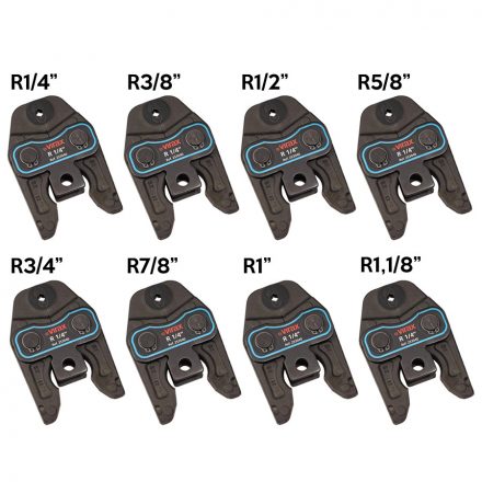 VIRAX PRÉSPOFA KÉSZLET, 4 RÉSZES, R-PROFIL, R1/4" - R3/8" - R1/2" - R5/8" - R3/4" - R7/8" - R1" - R1,1/8" (990181)